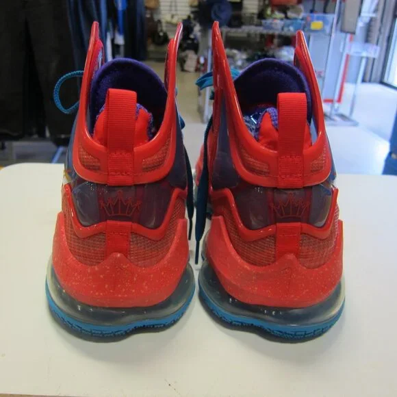 Nike Lebron 19 King Crown Mens 13.5 Siren Red/Laser Blue/Psych Purple CZ0203-600